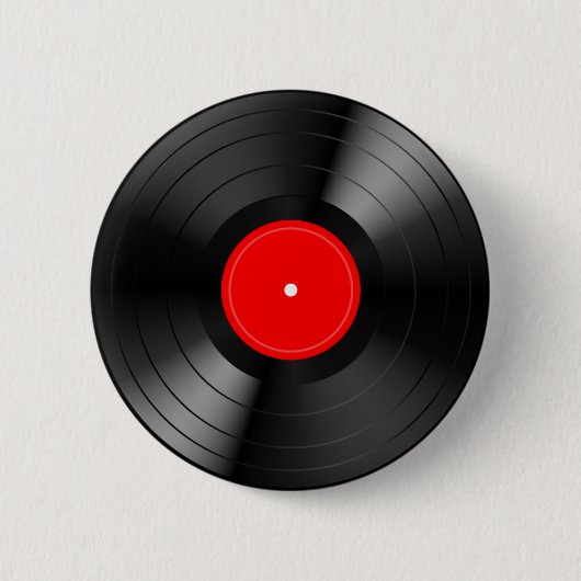 Schallplatte Button (Vorderseite)
