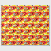 Schallplatte Geschenkpapier (Flach)