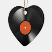 Schallplatte Keramik Ornament (Links)