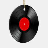 Schallplatte Keramik Ornament (Rechts)