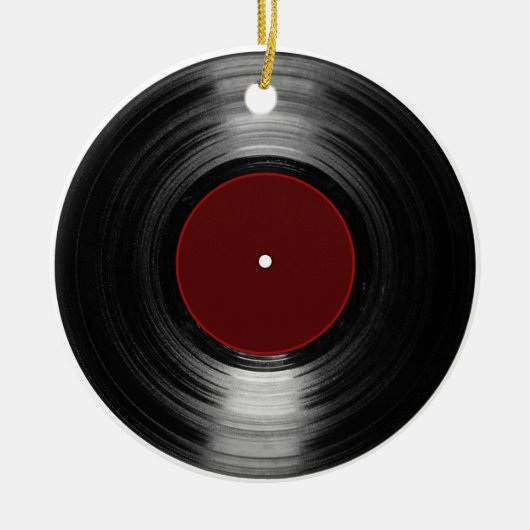 Schallplatte Keramikornament (Vorne)