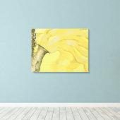 Schallplatte, Leinwand (Insitu (Holzboden))