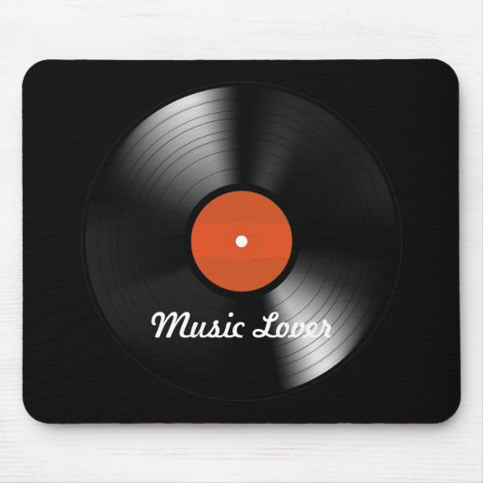 Schallplatte Mousepad (Vorne)