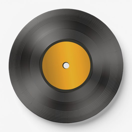 Schallplatte Paper Plates Pappteller (Vorderseite)