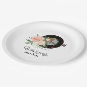 Schallplatte Pappteller (Schrägansicht)