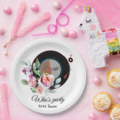 Schallplatte Pappteller (Party)