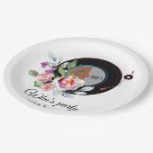 Schallplatte Pappteller (Schrägansicht)