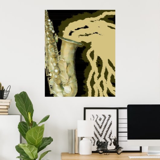 Schallplatte, Plakat (Heimbüro)