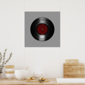 Schallplatte Poster (Küche)