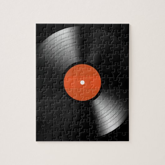 Schallplatte Puzzle (Vertikal)