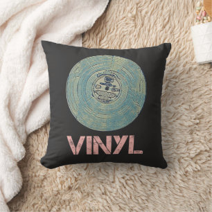 Schallplatte Retro Disco Vintage Musik Design Kissen