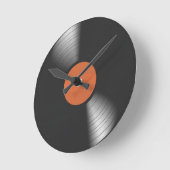 Schallplatte Runde Wanduhr (Winkel)