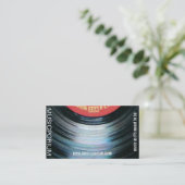 Schallplatte Visitenkarte (Stehend Vorderseite)