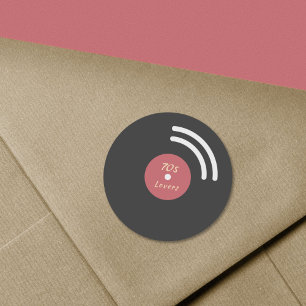 Schallplatten-Aufkleber Runder Aufkleber