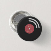 Schallplatten-Button Button (Vorne & Hinten)