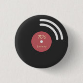 Schallplatten-Button Button (Vorderseite)