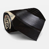 Schallplatten Hintergrund Krawatte (Gerollt)