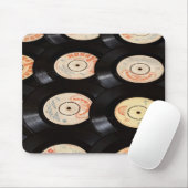 Schallplatten Hintergrund Mousepad (Mit Mouse)