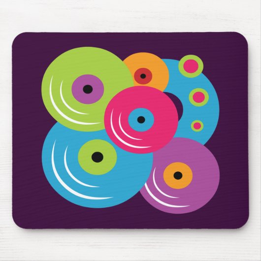 Schallplatten Mousepad (Vorne)