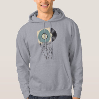 Schallplatten-Musiknoten Hoodie