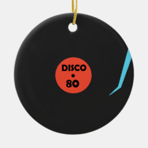 Schallplatten Ornamente - Retro Disco Party