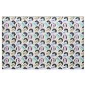 Schallplatten und Kassetten Stoff (Fat Quarter (45,7 x 55,9 cm))