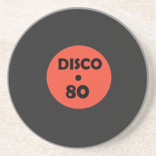 Schallplatten-Unterleger - Retro-Tanzparty Getränkeuntersetzer