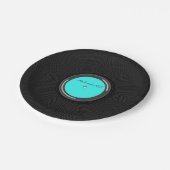 Schallplattenalbum Pappteller (Schrägansicht)