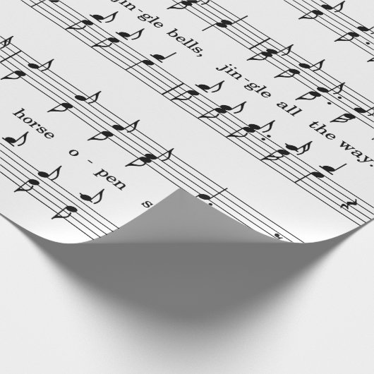 Schallplattenpapier Geschenkpapier (Ecke)