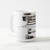 Schallplattenstapel Kaffeetasse (Vorderseite Links)
