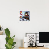 Schallplattenuntersatz: Sounds des 3. Sommers Poster (Heimbüro)