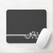 Schallwelle - dunkelgrau mousepad (Mit Mouse)