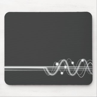 Schallwelle - dunkelgrau mousepad
