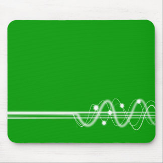 Schallwelle - grün grasen mousepad