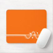 Schallwelle - Orange Mousepad (Mit Mouse)