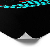 Schallwelle Poster (Ecke)