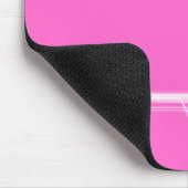 Schallwelle - Rosa Mousepad (Ecke)
