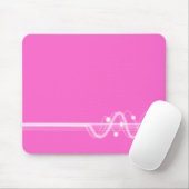 Schallwelle - Rosa Mousepad (Mit Mouse)