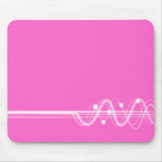 Schallwelle - Rosa Mousepad