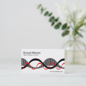 Schallwellen 02 visitenkarte (Stehend Vorderseite)