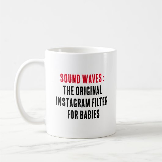 Schallwellen: das Original Kaffeetasse (Links)