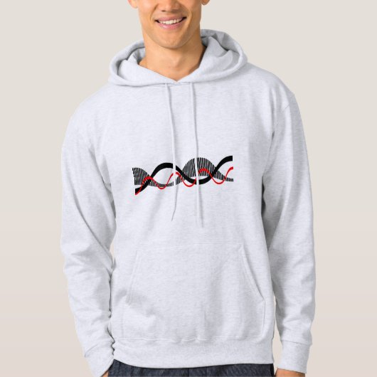 Schallwellen Hoodie (Vorderseite)