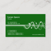 Schallwellen II - Grüngras Visitenkarte (Rückseite)