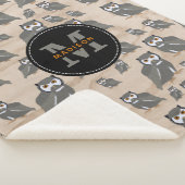 Schälmuster und Rustikales Holzmonogramm Sherpadecke (3/4)