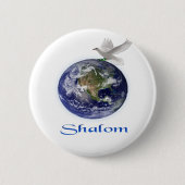 Schalom Button (Vorderseite)