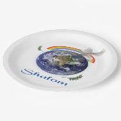 Schalom Pappteller (Schrägansicht)