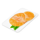 Schälte Mandarine Magnet (Linke Seite)