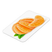 Schälte Mandarine Magnet (Linke Seite)
