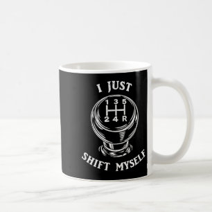 Schalten - lustige manuelle Übertragung Boomer Gen Kaffeetasse