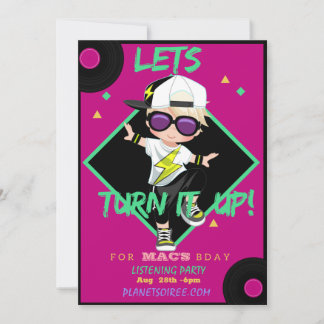 Schalten Sie 1 Geburtstagsparty Invitation Card (J Einladung